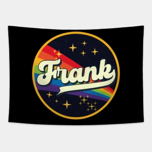 Frank // Rainbow In Space Vintage Style Tapestry