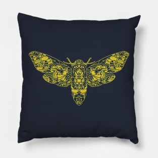 Beautiful Golden Moth Pillow