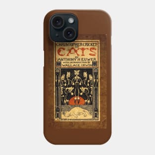 Christoper Cricket on cats- vintage book cover Phone Case