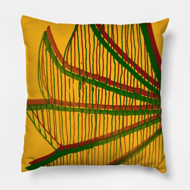 Bamboo Trip Pillow by hrcreates