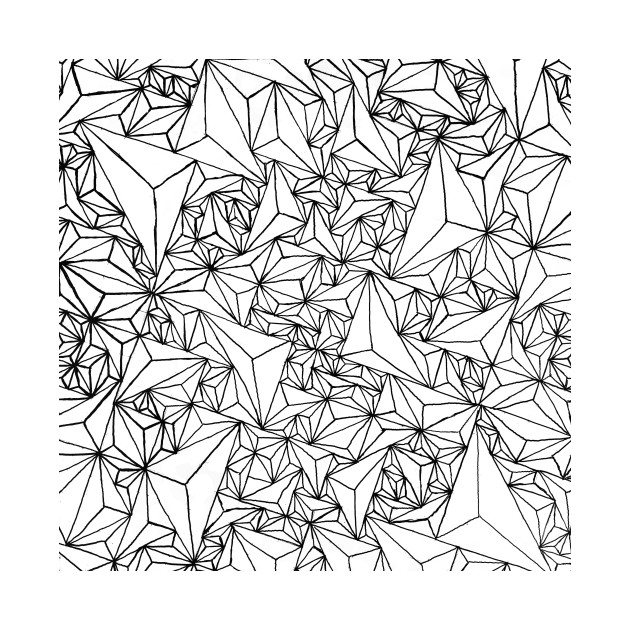 triangle grid grid tapestry teepublic