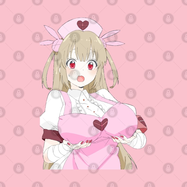 Lewd Anime Nurse Pink Aesthetic by sadpanda