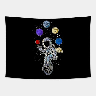 Astronaut Circus • Funny And Cool Sci-Fi Cartoon Drawing Design Great For Anyone That Loves Astronomy Art Tapestry