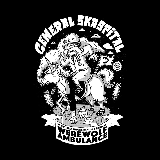 General Skaspital- An Entirely Real Shirt of an Entirely Theoretical Band! by WerewolfAmbulance