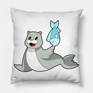 Seal Fish Pillow