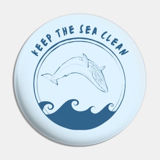 Save The Ocean Save The Whales Pin