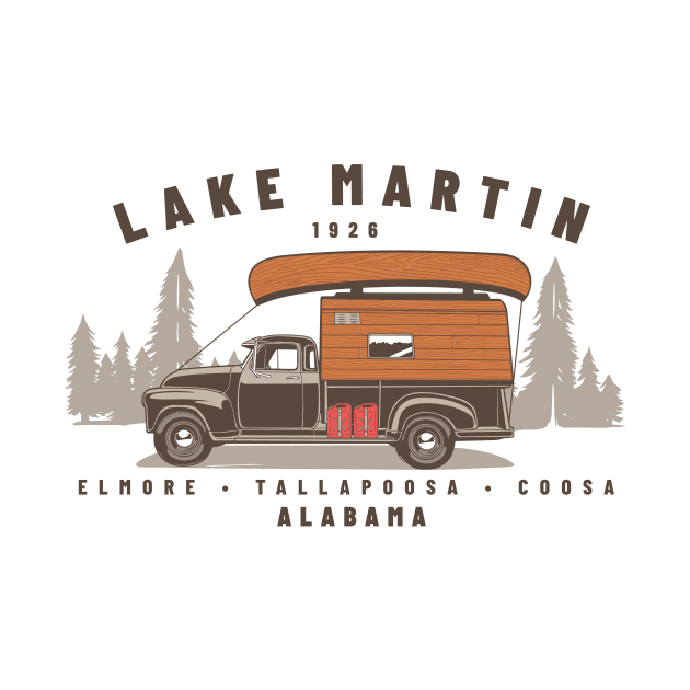 Lake Martin • Vintage Design by Alabama Lake Life