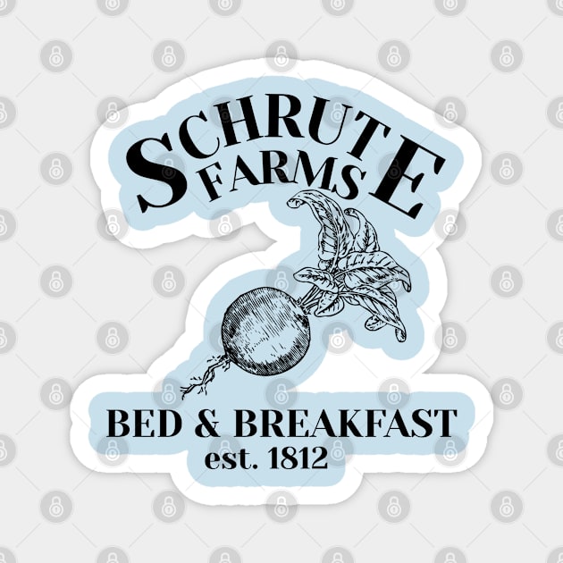 Schrute Farms Scranton Pennsylvania Est 1812 Gift 2021 Magnet by jamai27