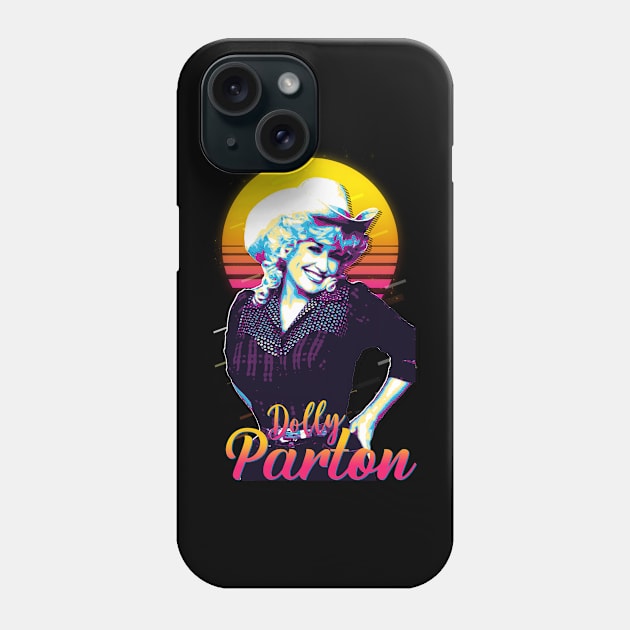 Dolly 80s Aesthetic Fan Art Phone Case by RomanDanielsArt