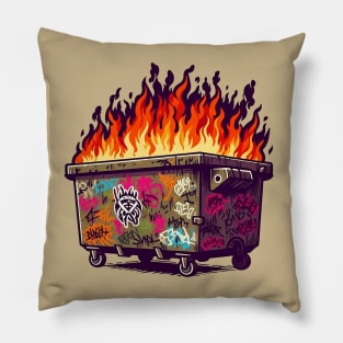 Trash can is burning violation rules Pillow