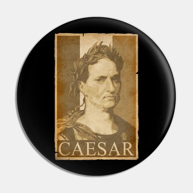 Julius Caesar Propaganda Pin by Nerd_art