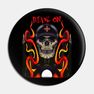 Biker skull Pin