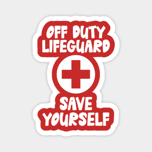 Lifeguard Off Duty Magnet