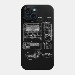 Air Conditioner Patent 1939 AC technician gift Phone Case