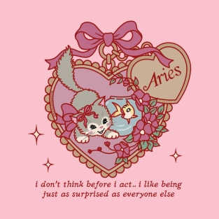 aries sassy vintage kitty T-Shirt