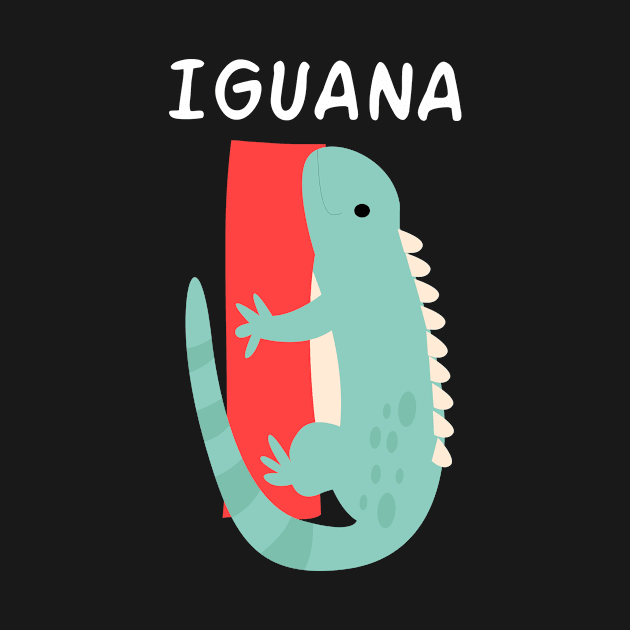 Iguana Alphabet Funny by Kids series