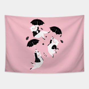 Umbrella pigs Tapestry