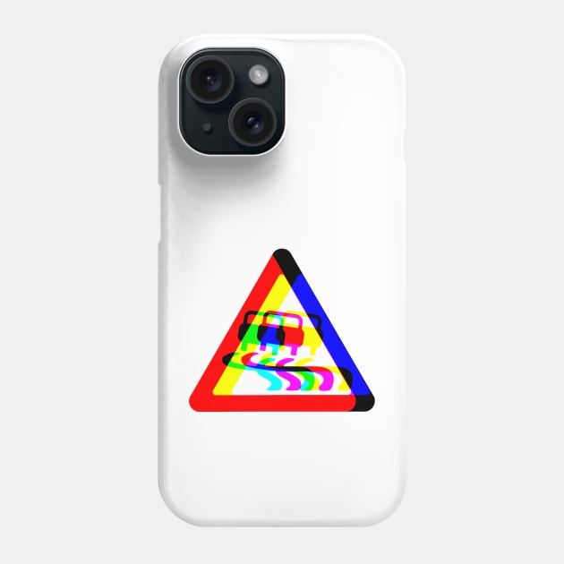 Psychedelic Slippery When Wet Phone Case by TJWDraws