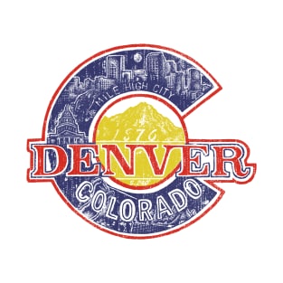 vintage denver colorado flag T-Shirt