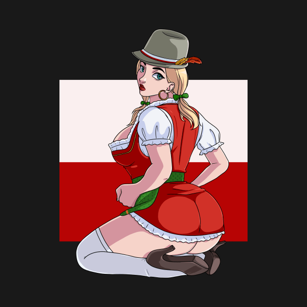 Dyngus Day Sexy Polska Polish Girl by Noseking