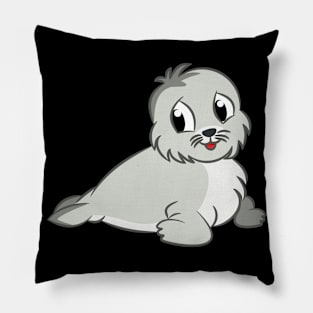 Cute and Adorable Seal Mammal Animal Pillow