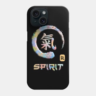 Spirit Japanese Kanji Word Symbol Enso Circle 9 Phone Case