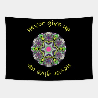 never give up Tapestry