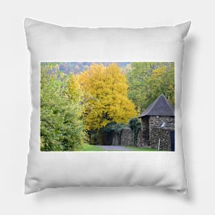 A castle in autumn Pillow