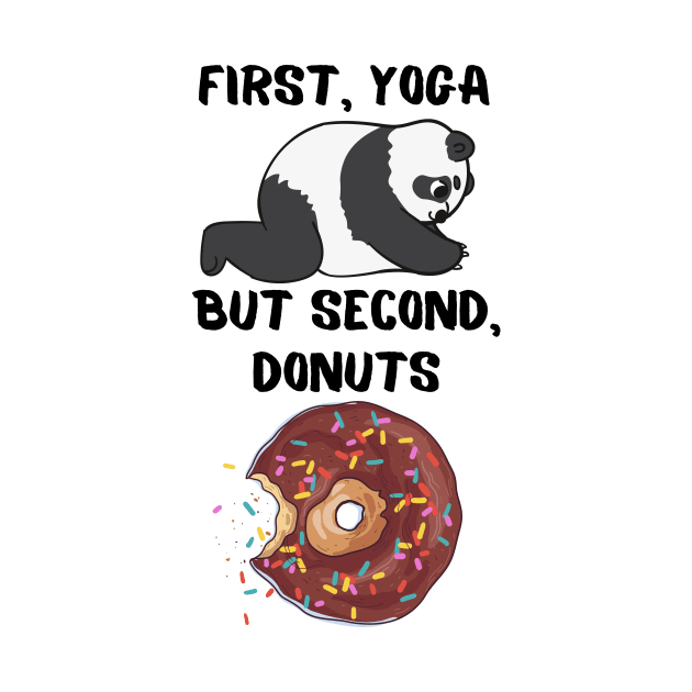 First yoga, but second, donuts by Left o right