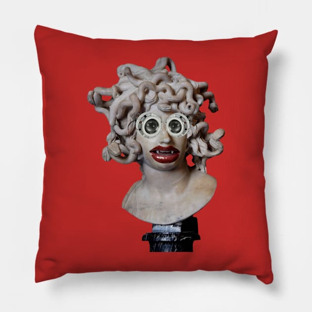 Medusa Pillow by MarisePix