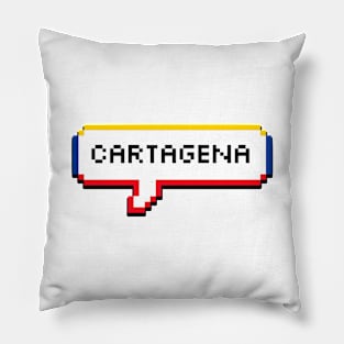 Cartagena Colombia Bubble Pillow