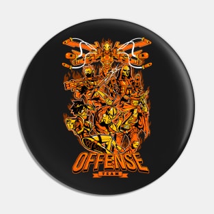 Offense Team Pin