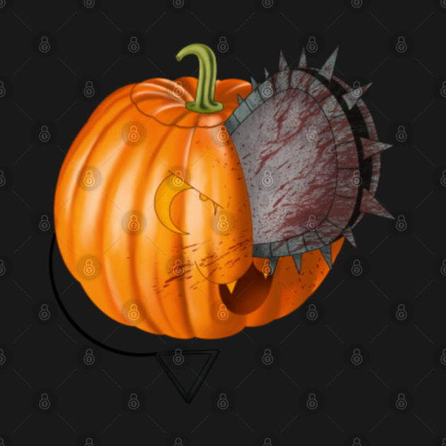 Pumpkin Pochita realistic blood Anime And Manga T Shirt TeePublic