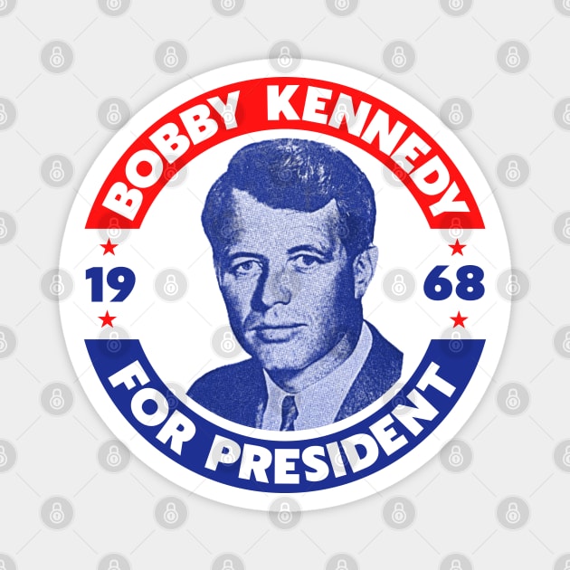 Robert Kennedy for President // Vote Bobby in 1968 Magnet by darklordpug