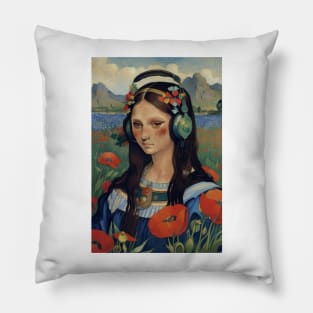 Mona Lisa Pillow