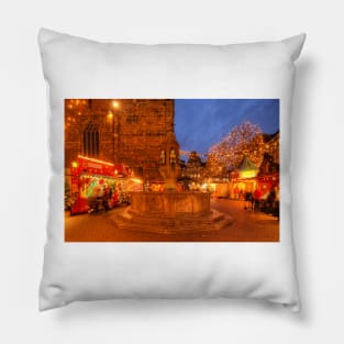 Bremen Christmas market Pillow