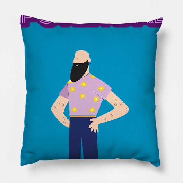 ANYONE CALL FOR HIPSTER DAD Pillow by TeeNZ