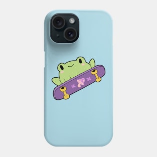 Cute skater frog Phone Case