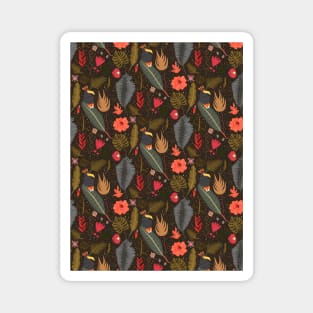 Jungle design, jungle illustration. Bring the rainforest into your home. Magnet