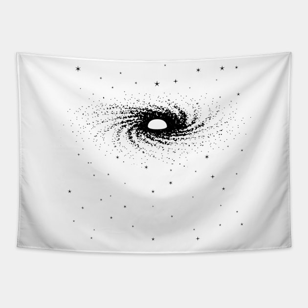 Black hole galaxy universe Tapestry by HBfunshirts