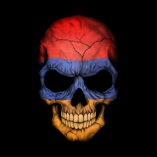 Armenian Flag Skull by jeffbartels