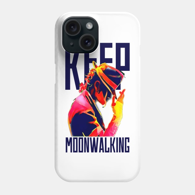 Keep Moonwalking - White Phone Case by Fenay-Designs