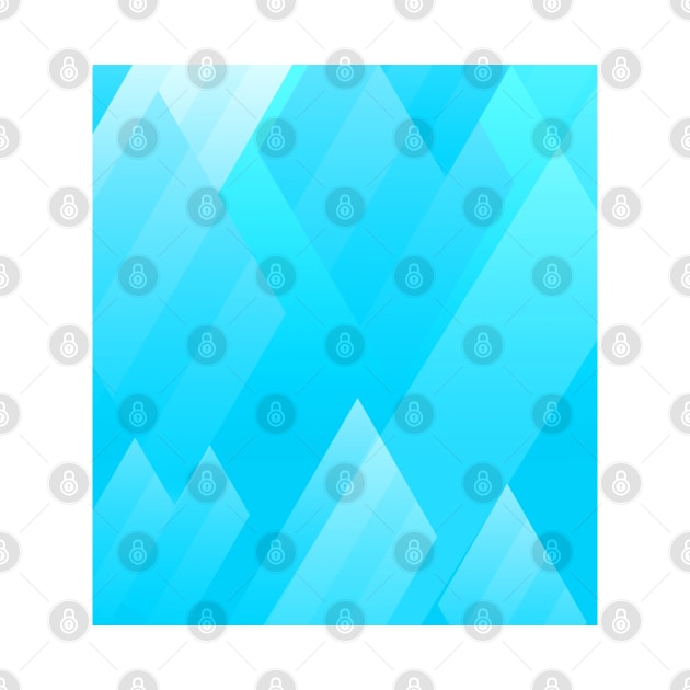 Geometric Aqua Diamond Art Deco Pattern Design by Pattern Plans