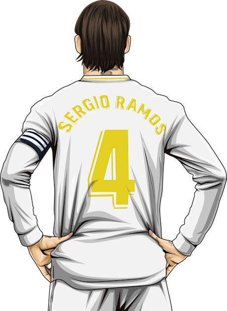 Sergio Ramos Kids T-Shirt by Aldduardo