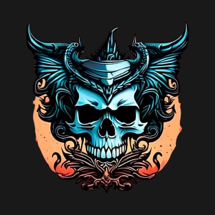 Skull Blue T-Shirt