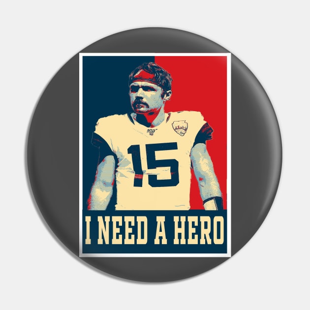 gardner minshew - need a hero Pin by joyTrends