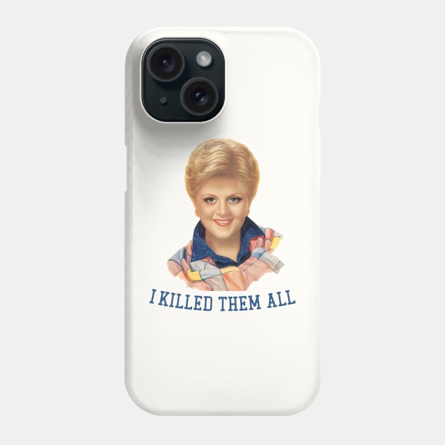 Murder She Wrote / 80s Retro TV Design / I killed them all! Phone Case by DankFutura