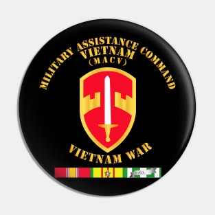 Military Assistance Cmd Vietnam - MACV - Vietnam War w SVC Pin