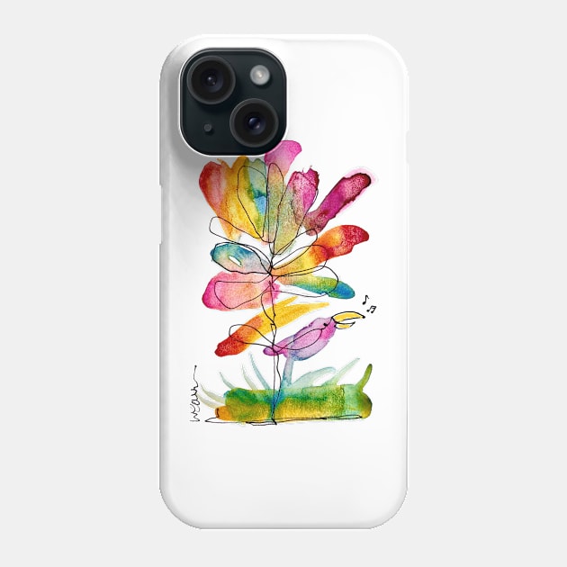 spring laughs in flowers Phone Case by drumweaver