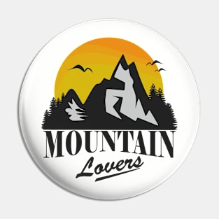 Mountain Lovers Pin